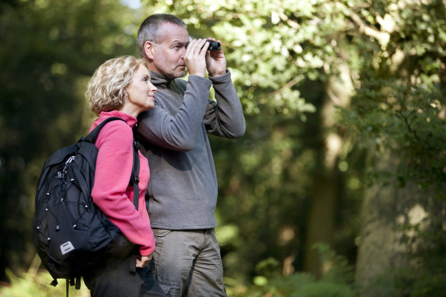 Couple Birdwatching in Thomasviile Georgia