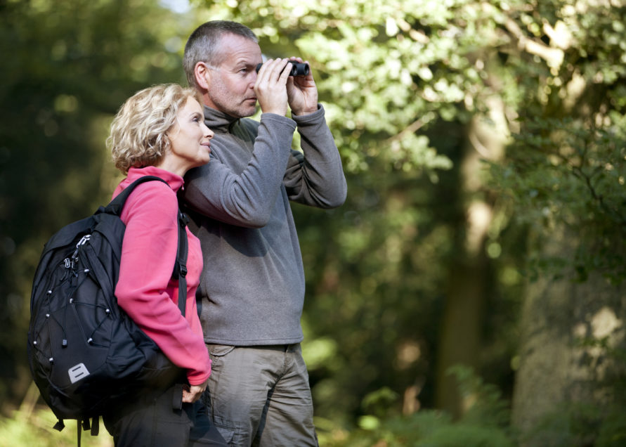 Couple Birdwatching in Thomasviile Georgia